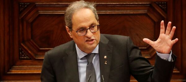 Quim Torra, el presidente de la Generalitat de Cataluña - Sputnik Mundo