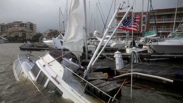 Consecuencias del paso del huracán Sally en Pensacola (Florida), el 17 de septiembre de 2020 - Sputnik Mundo