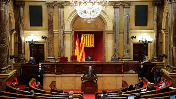 Quim Torra, presidente catalán