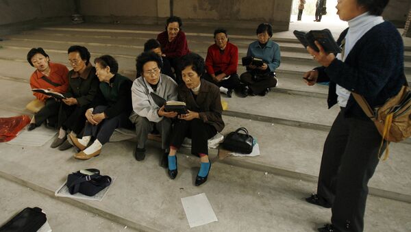 Cristianos coreanos en la ciudad de Yanji - Sputnik Mundo