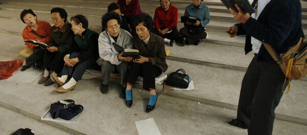 Cristianos coreanos en la ciudad de Yanji - Sputnik Mundo