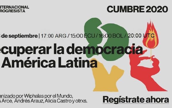 Cumbre de la Internacional Progresista - Sputnik Mundo