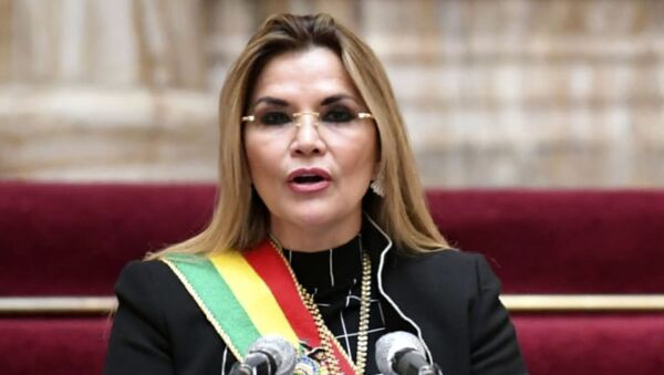 Jeanine Áñez, la presidenta transitoria de Bolivia - Sputnik Mundo