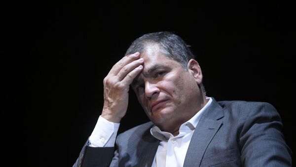 Rafael Correa, expresidente de Ecuador - Sputnik Mundo