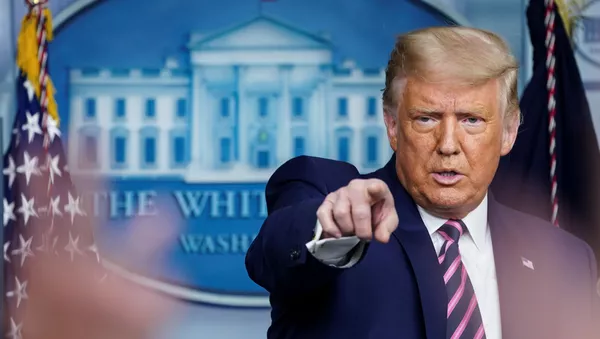 Donald Trump, presidente de EEUU - Sputnik Mundo
