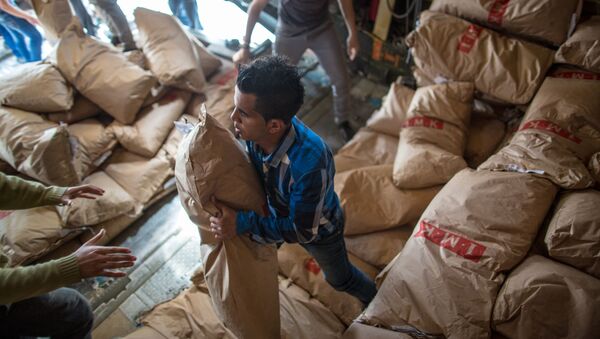Ayuda humanitaria de Rusia a Siria - Sputnik Mundo