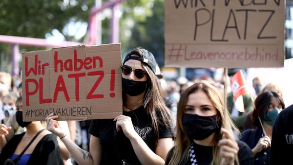 Manifestación en Berlín - Sputnik Mundo