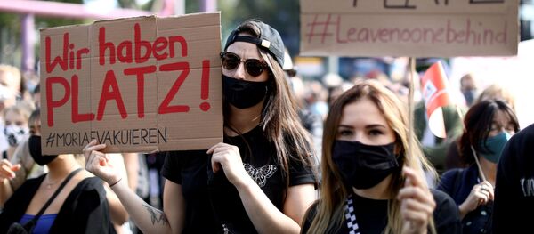 Manifestación en Berlín Manifestación en Berlín - Sputnik Mundo