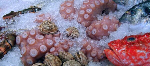 Productos alimenticios marinos (imagen referencial) - Sputnik Mundo