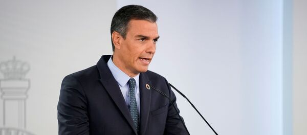 Pedro Sánchez comparece en rueda de prensa - Sputnik Mundo