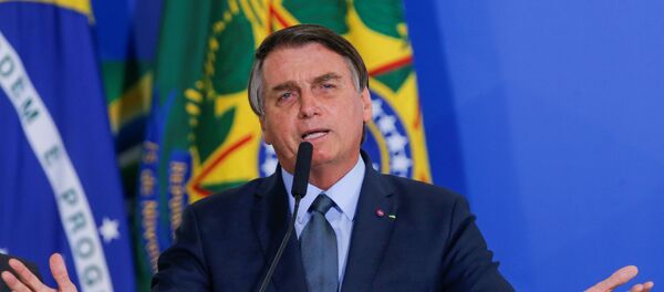 Jair Bolsonaro, presidente de Brasil - Sputnik Mundo