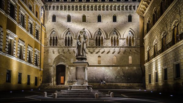 El edificio de Banca Monte dei Paschi di Siena - Sputnik Mundo