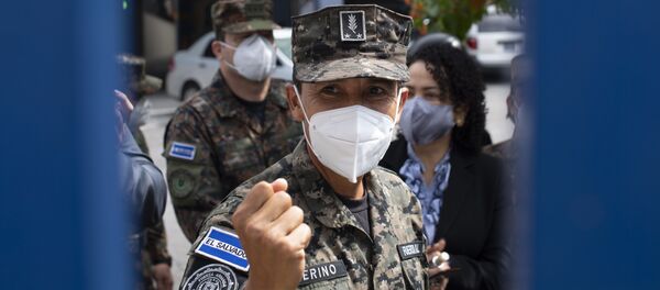 El ministro de Defensa de El Salvador, contralmirante René Merino - Sputnik Mundo