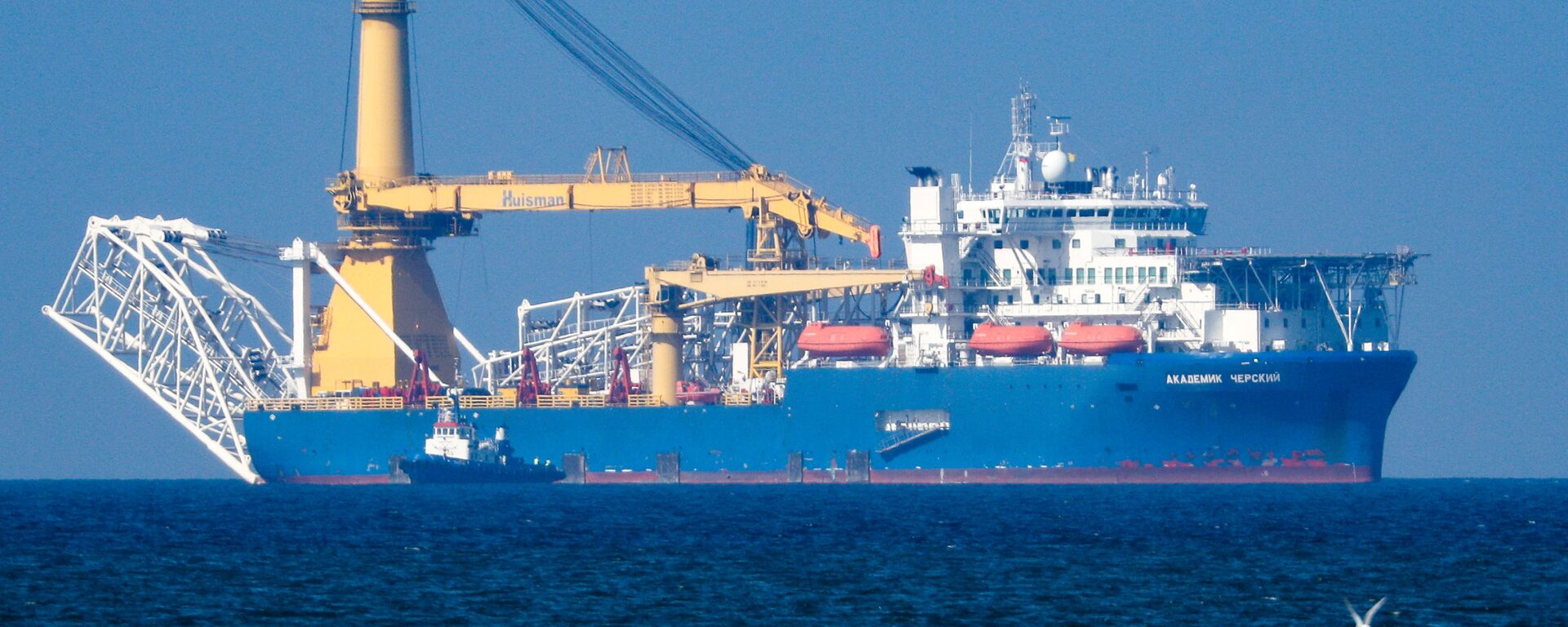 Un buque ruso involucrado en la construcción del gasoducto Nord Stream 2 - Sputnik Mundo, 1920, 22.11.2021