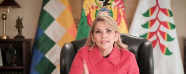 Jeanine Áñez en el Debate General del 75 periodo de sesiones de la Asamblea General de la ONU - Sputnik Mundo