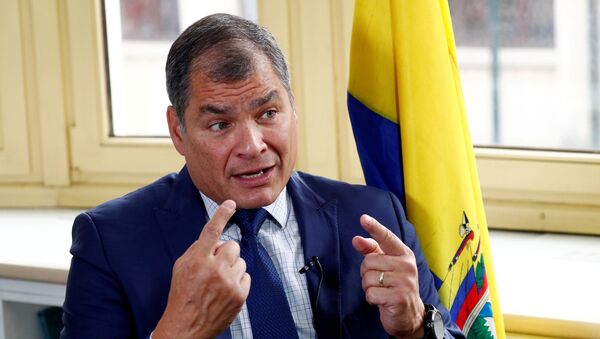 Rafael Correa, expresidente de Ecuador - Sputnik Mundo