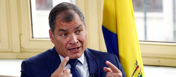 Rafael Correa, expresidente de Ecuador - Sputnik Mundo