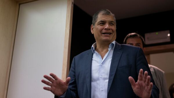 Rafael Correa, expresidente de Ecuador - Sputnik Mundo