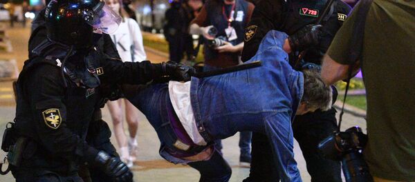 Protestas en Minsk, Bielorrusia Protestas en Minsk, Bielorrusia - Sputnik Mundo