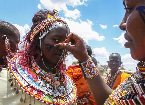 Los masáis celebran un rito de iniciación que ocurre cada 15 años Los masáis celebran un rito de iniciación que ocurre cada 15 años - Sputnik Mundo