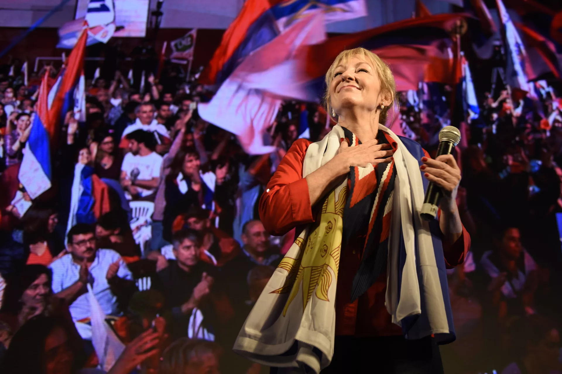 Carolina Cosse durante un acto del Frente Amplio Carolina Cosse durante un acto del Frente Amplio - Sputnik Mundo, 1920, 30.06.2021