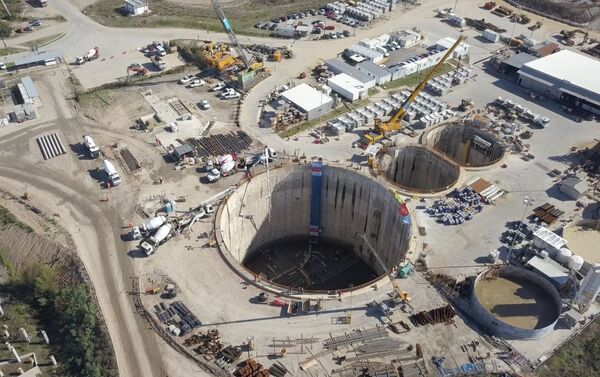 Obra del Sistema Matanza-Riachuelo, en Buenos Aires, Argentina - Sputnik Mundo