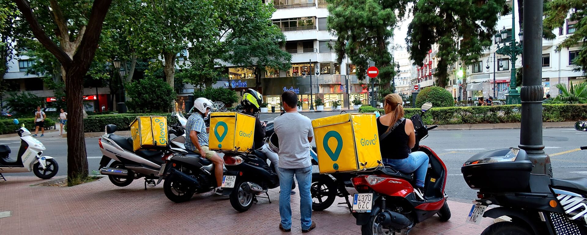 Un grupo de 'riders' en Valencia (España) - Sputnik Mundo, 1920, 25.09.2020