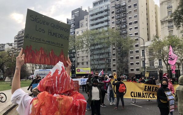 Marcha de Fridays for Future en Argentina - Sputnik Mundo