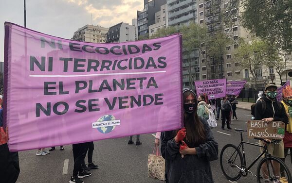 Marcha de Fridays for Future en Argentina - Sputnik Mundo