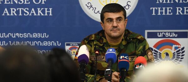 Araik Arutiunián, presidente de la república autoproclamada de Nagorno Karabaj - Sputnik Mundo