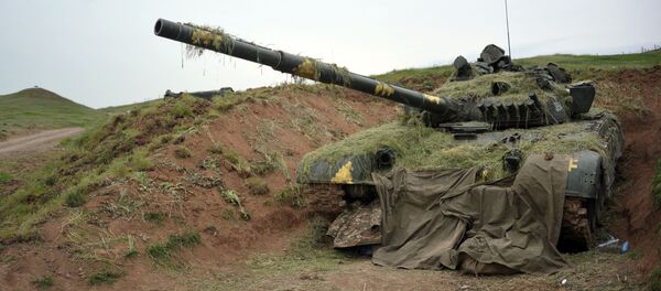 Un tanque de Nagorno Karabaj  - Sputnik Mundo