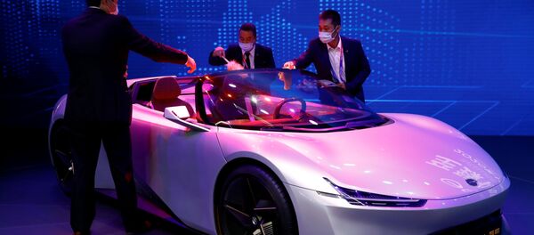 Un auto de concepto chino, GAC Enpulse - Sputnik Mundo