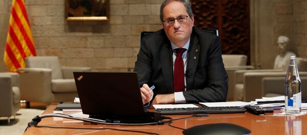 Quim Torra, el presidente catalán - Sputnik Mundo