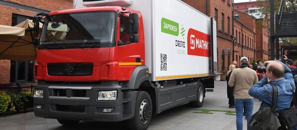 El camión eléctrico ruso Moskva - Sputnik Mundo