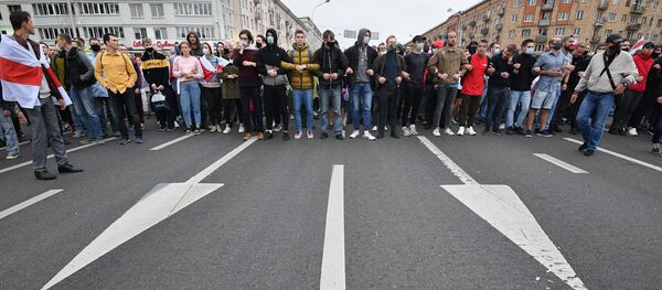 Protestas en Minsk - Sputnik Mundo