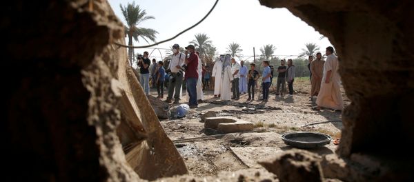 Consecuencias del ataque con cohetes en Irak Consecuencias del ataque con cohetes en Irak - Sputnik Mundo