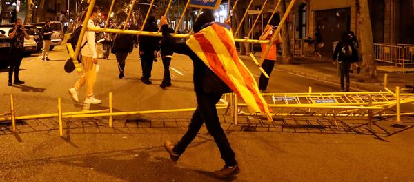 Protestas en Barcelona - Sputnik Mundo
