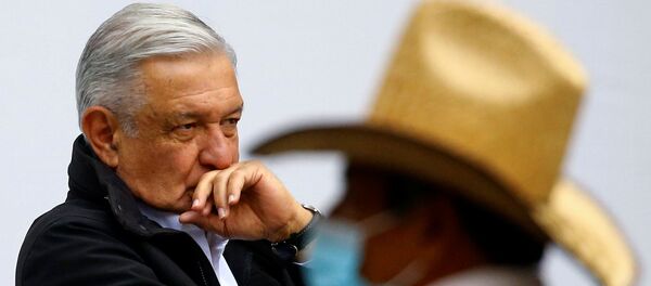 El presidente de México, Andrés Manuel López Obrador - Sputnik Mundo