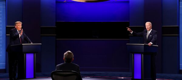 El presidente de EEUU, Donald Trump, y Joe Biden, candidato presidencial - Sputnik Mundo
