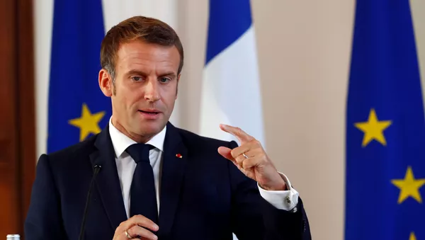 Emmanuel Macron, presidente de Francia - Sputnik Mundo