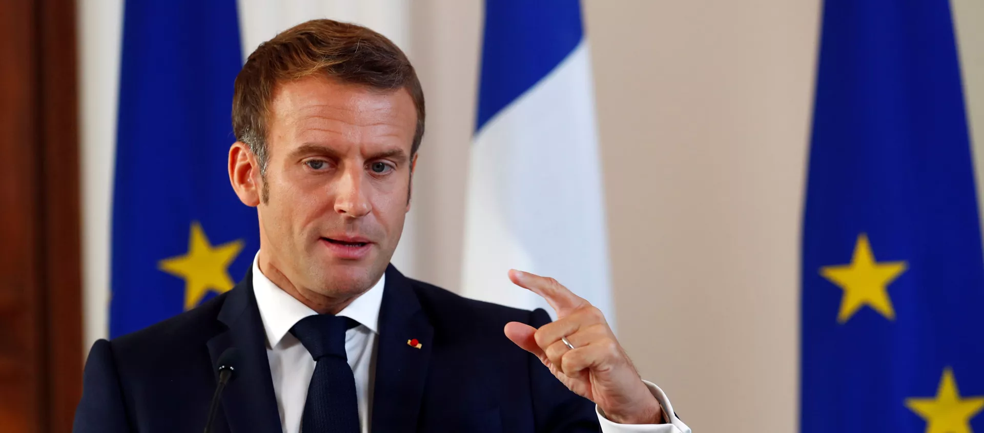 Emmanuel Macron, presidente de Francia Emmanuel Macron, presidente de Francia - Sputnik Mundo, 1920, 30.09.2020