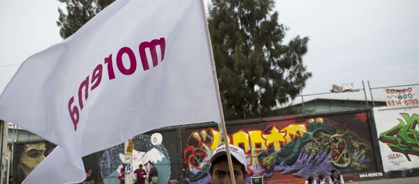 La bandera del partido mexicano Morena - Sputnik Mundo