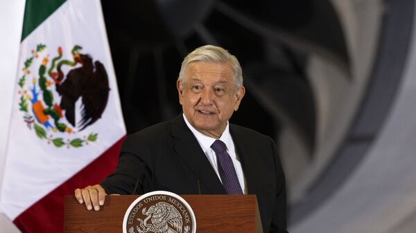 El presidente de México, Andrés Manuel López Obrador - Sputnik Mundo