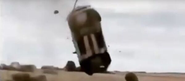 El accidente de un Ford Fiesta durante el Rally Coeur de France - Sputnik Mundo