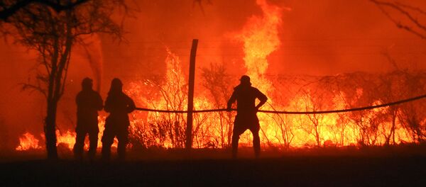 Incendios forestales en la provincia de Córdoba, Argentina - Sputnik Mundo