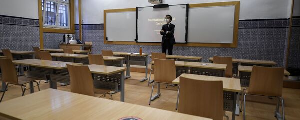 Foto referencial de un aula vacía - Sputnik Mundo