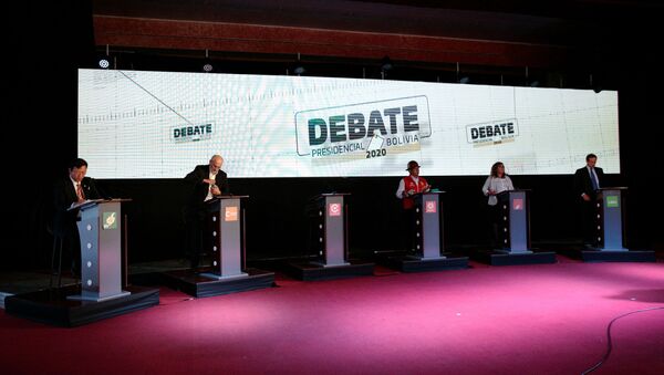 Debates presidenciales en Bolivia - Sputnik Mundo