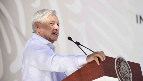 El presidente de México, Andrés Manuel López Obrador - Sputnik Mundo