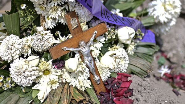 Un funeral en México en tiempos de la pandemia - Sputnik Mundo