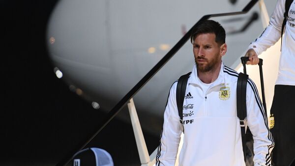 Lionel Messi, futbolista argentino Lionel Messi, futbolista argentino - Sputnik Mundo